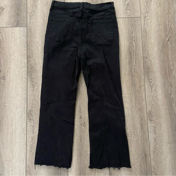 Oak+Fort Raw Hem Straight Fit Cropped Jeans Size 30 - Picture 3 of 5